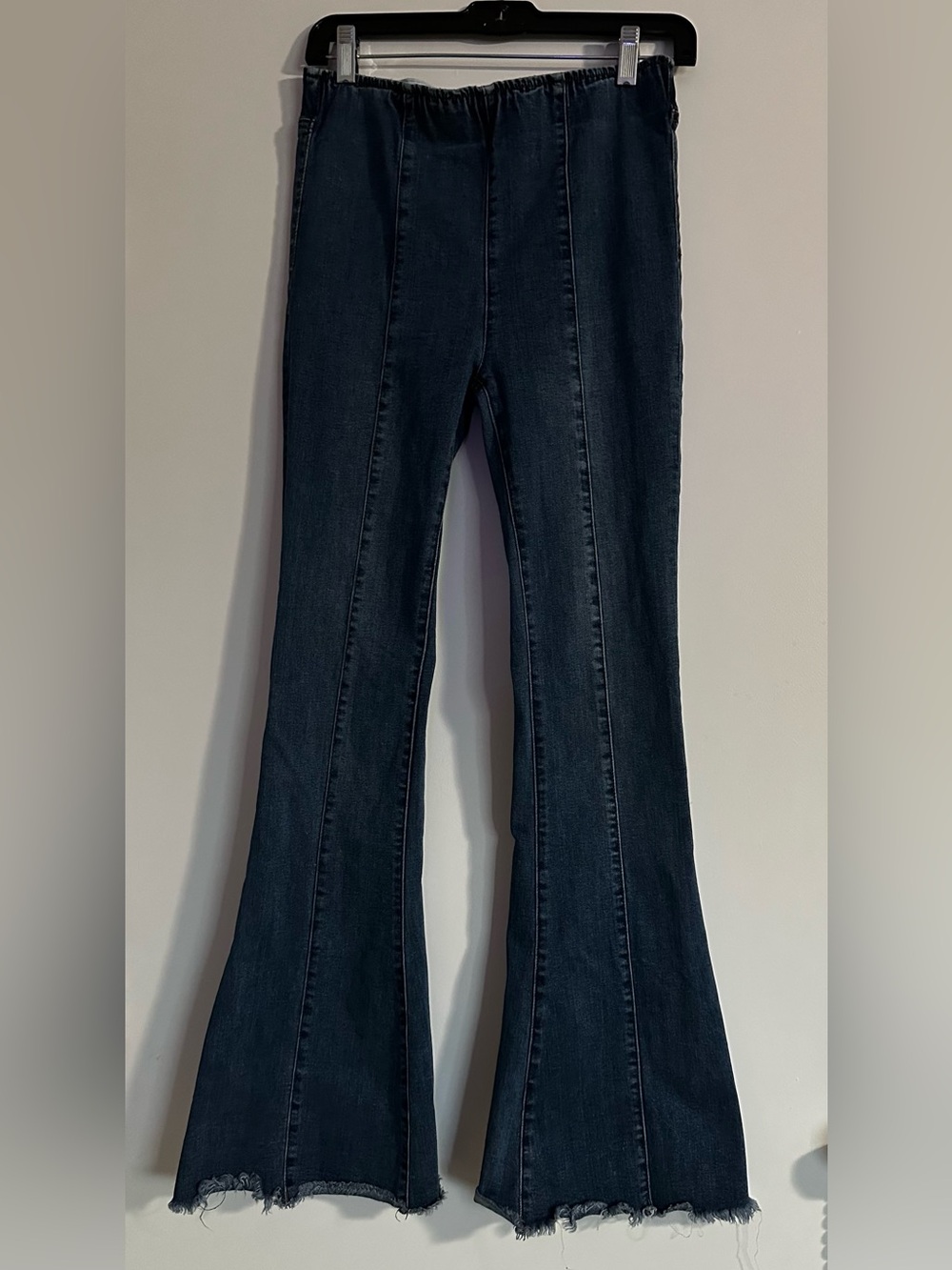 Ashley Masón Dark Blue Women's Flare Jeans